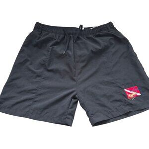 Guy Harvey Board Shorts Mens XL Black Ocean Mesh Lined Stretch